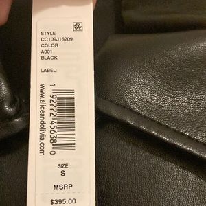 Alice and Olivia leather jacket